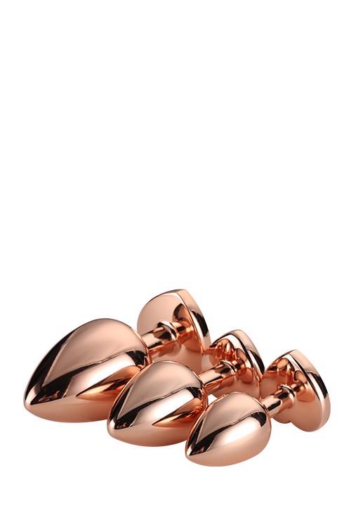 Gleaming Love Rose Gold Plug Set - Image 5