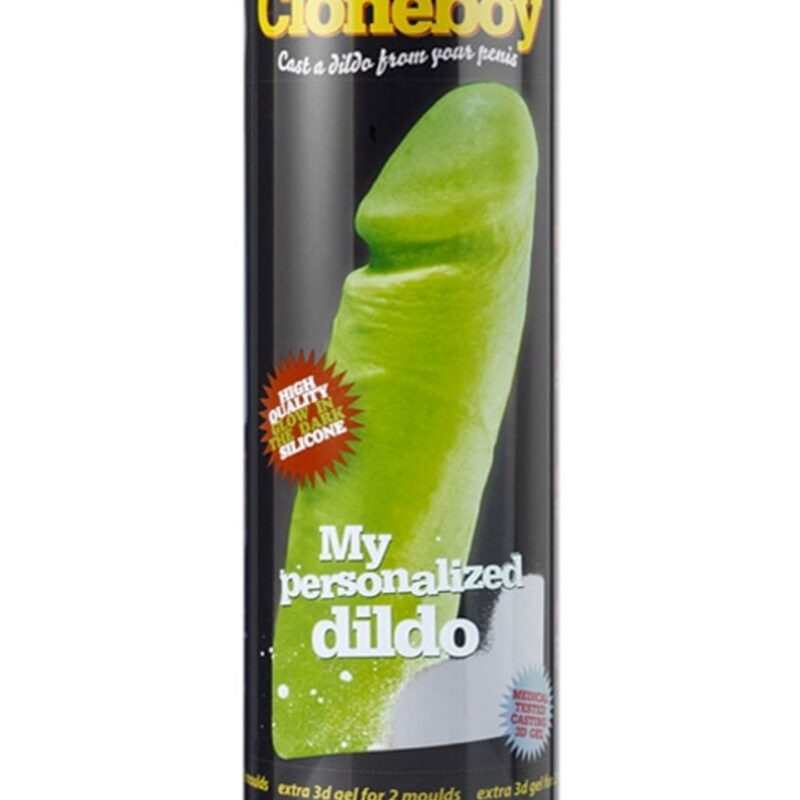 Cloneboy dildo klonavimo rinkinys Glow (šviečia tamsoje)
