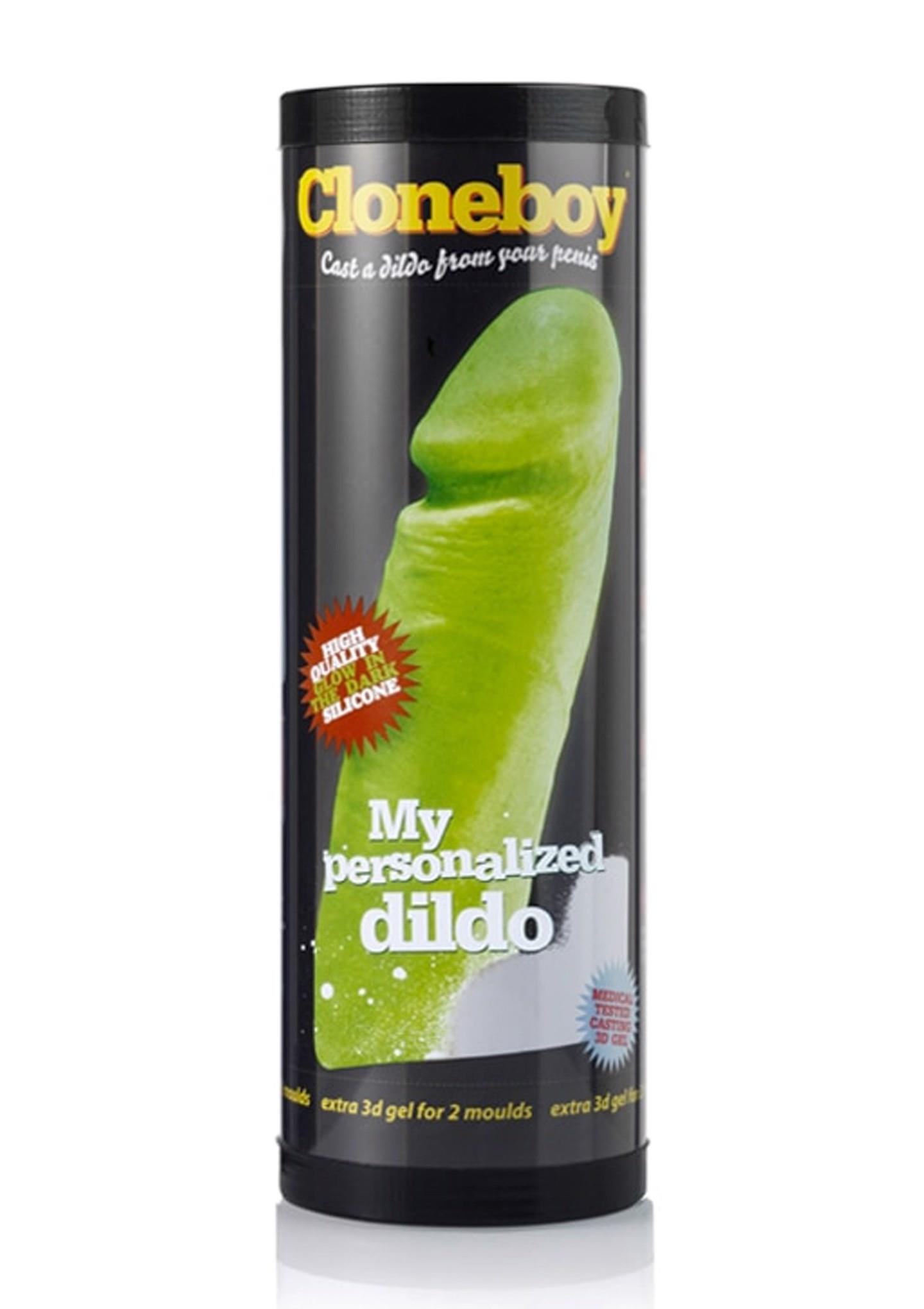 Cloneboy dildo klonavimo rinkinys Glow (šviečia tamsoje)