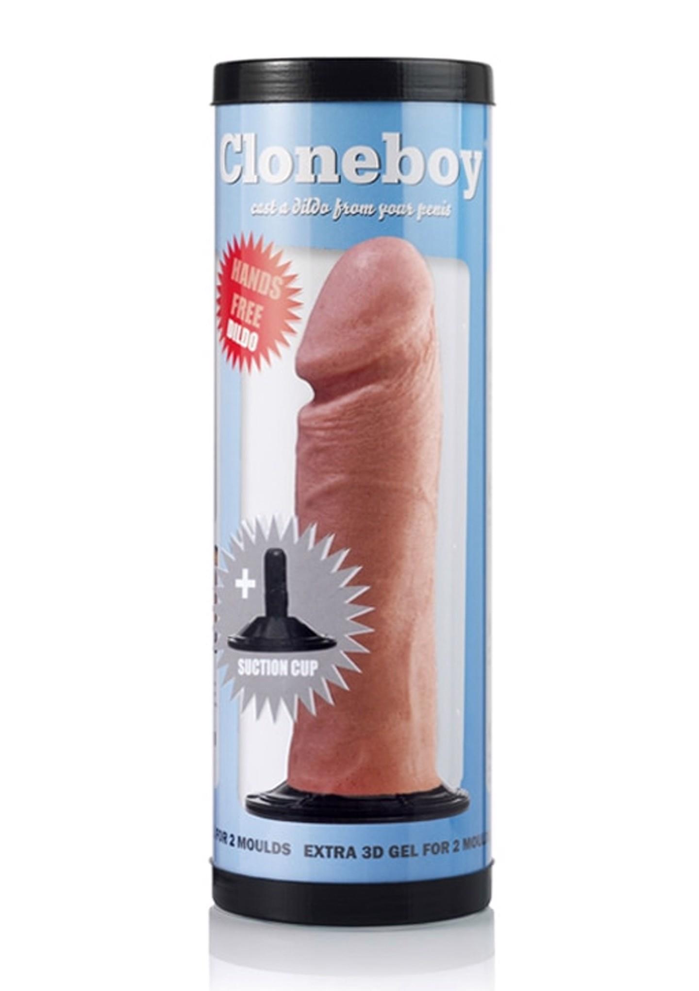 Cloneboy dildo su siurbtuku, rožinis