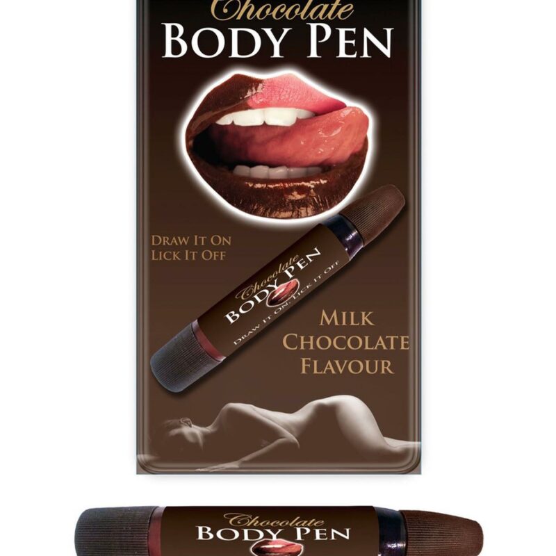 Chocolate Body Pen šokoladinis kūno rašiklis, tamsus
