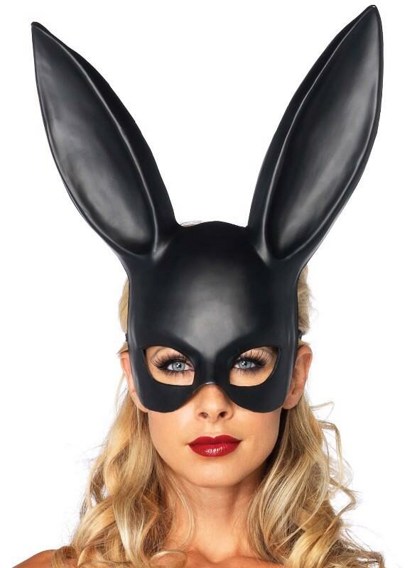 Masquerade Rabbit Mask Black