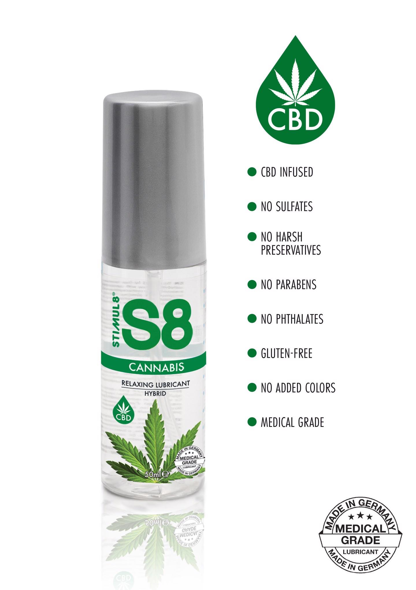 S8 Hybrid Cannabis hibridinis lubrikantas 50 ml Cannabis - Image 2