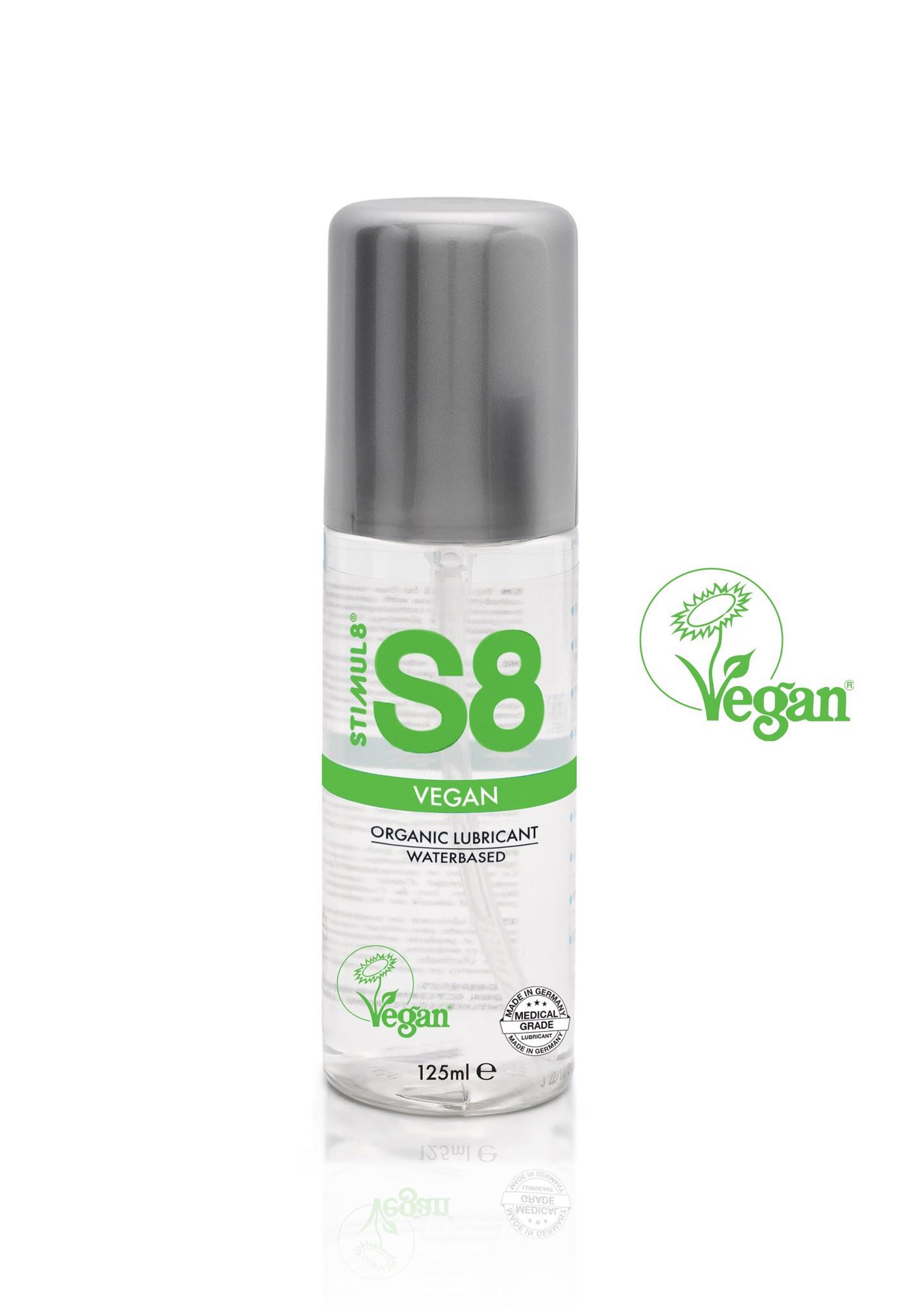 S8 Vegan veganiškas vandens pagrindo lubrikantas 125 ml Natural