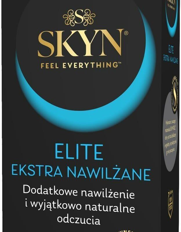 SKYN ELITE EXTRA LUBE prezervatyvai, 10 vnt.