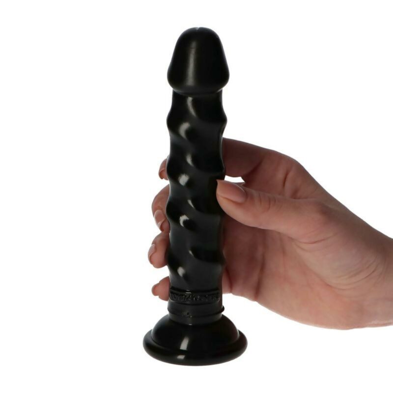 Realistiškas dildo „Ugo“ juodas