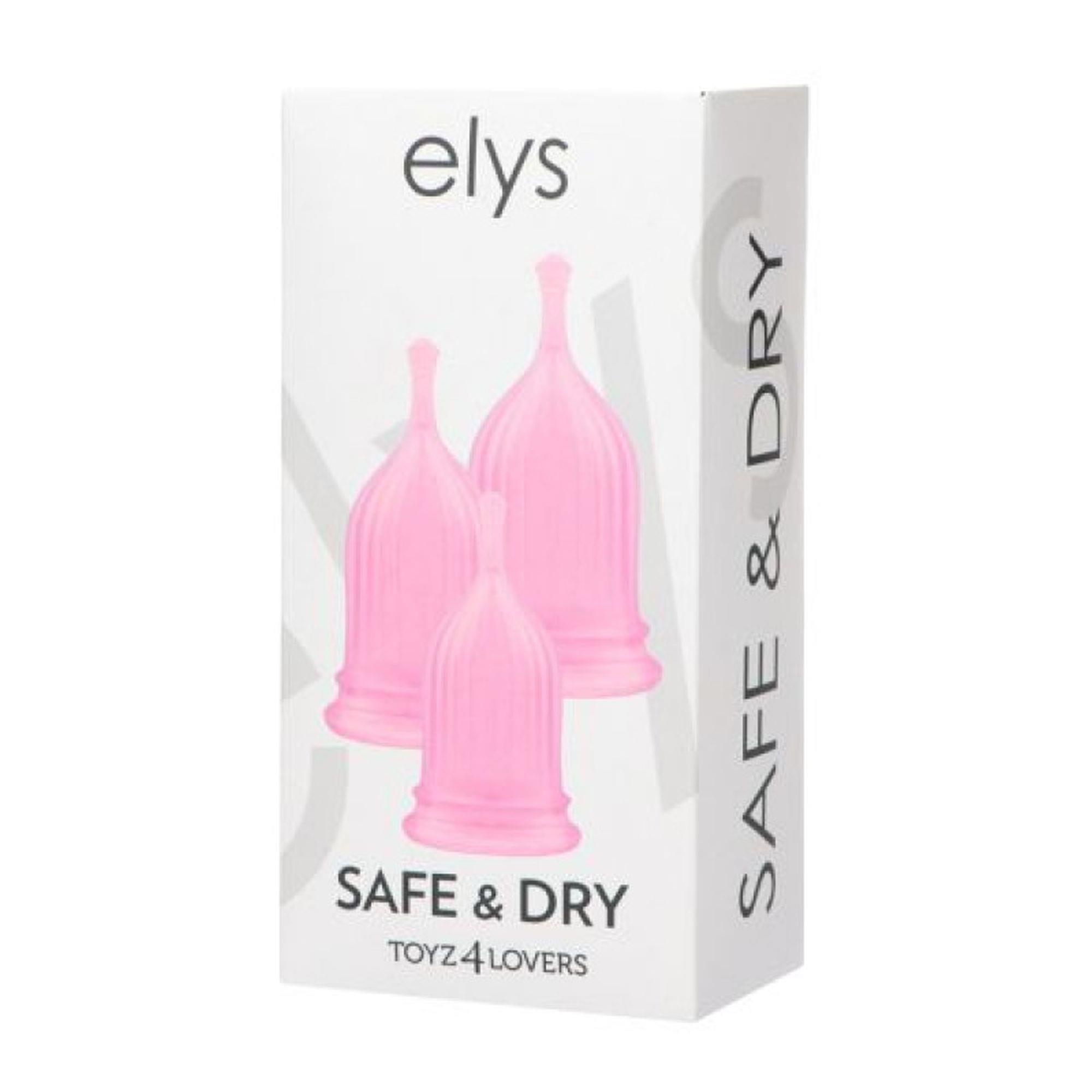 Menstruacinės taurelės „Safe & Dry“ (3 dydžiai) - Image 4