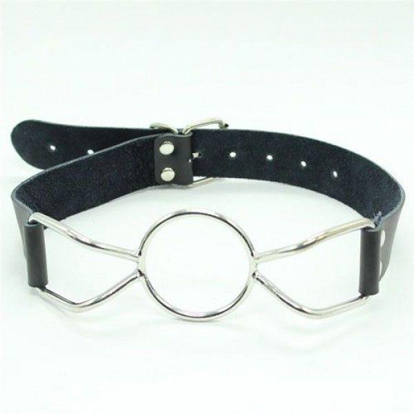 Knebel-Ring Gag Deep Throat (nero) – BDSM suvaržymai