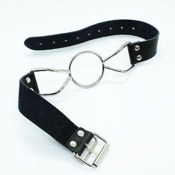 Knebel-Ring Gag Deep Throat (nero) – BDSM suvaržymai - Image 3