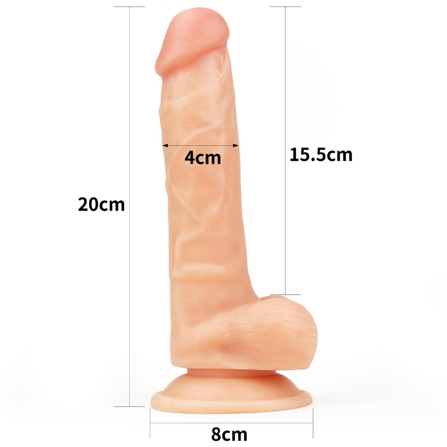 Dildo Ultra Soft Dude (8″) - Image 9
