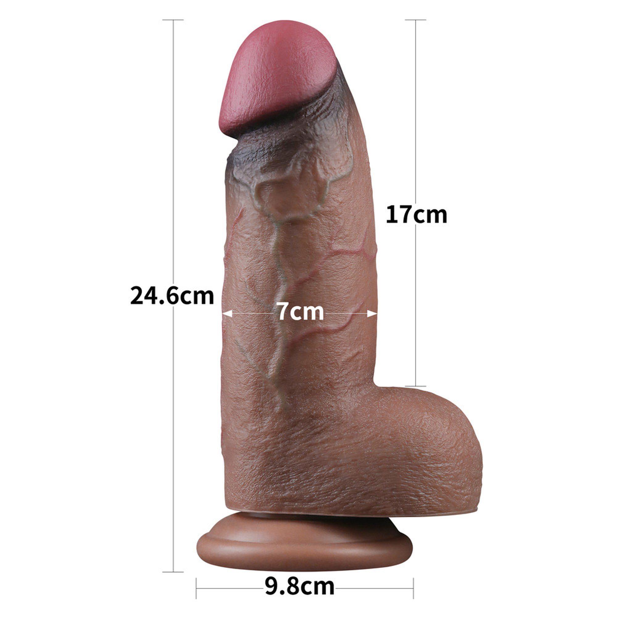 Silikoninis realistiškas dildo 9.5″ - Image 2