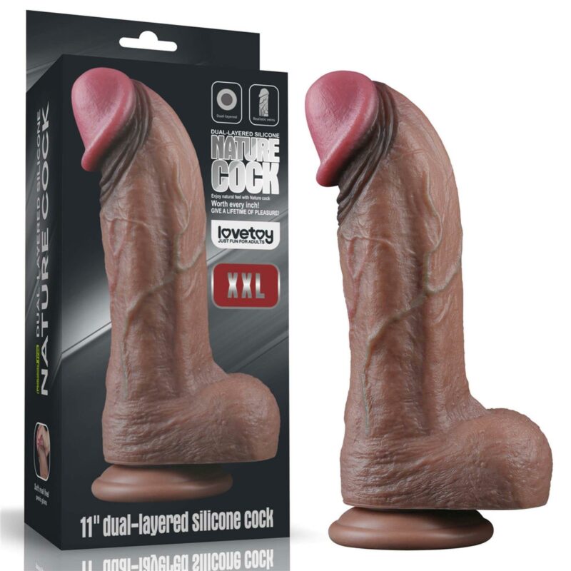 Silikoninis realistiškas dildo 11″
