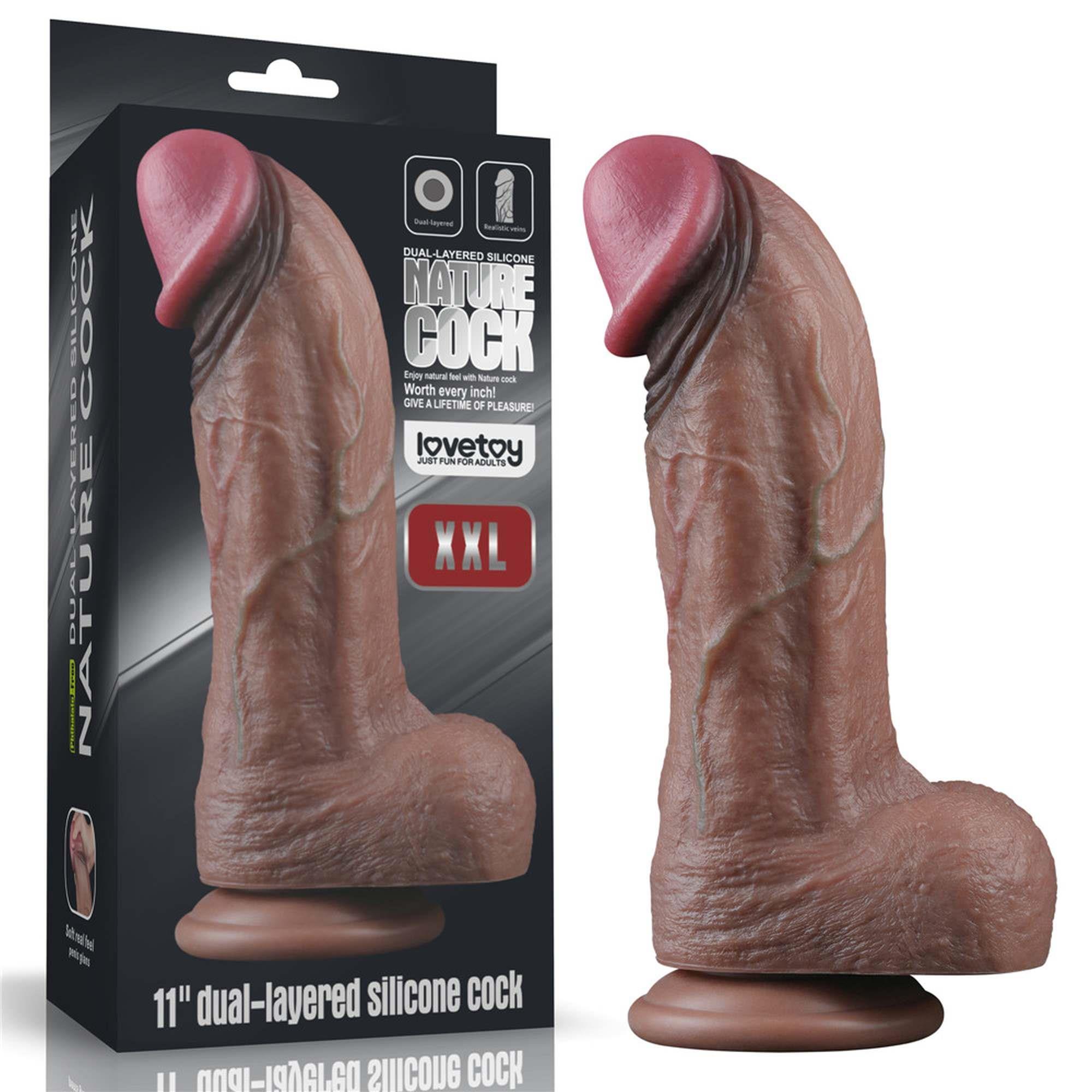 Silikoninis realistiškas dildo 11″