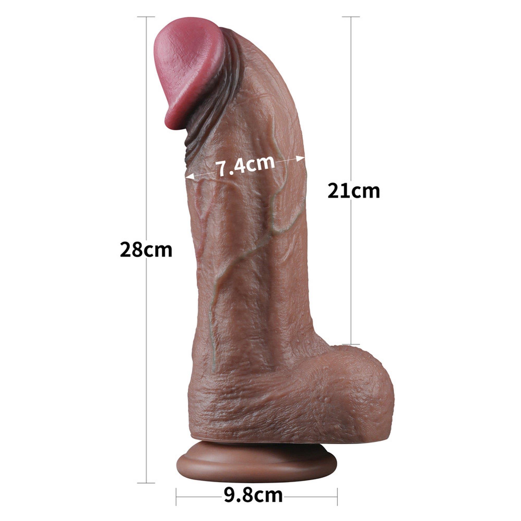 Silikoninis realistiškas dildo 11″ - Image 2
