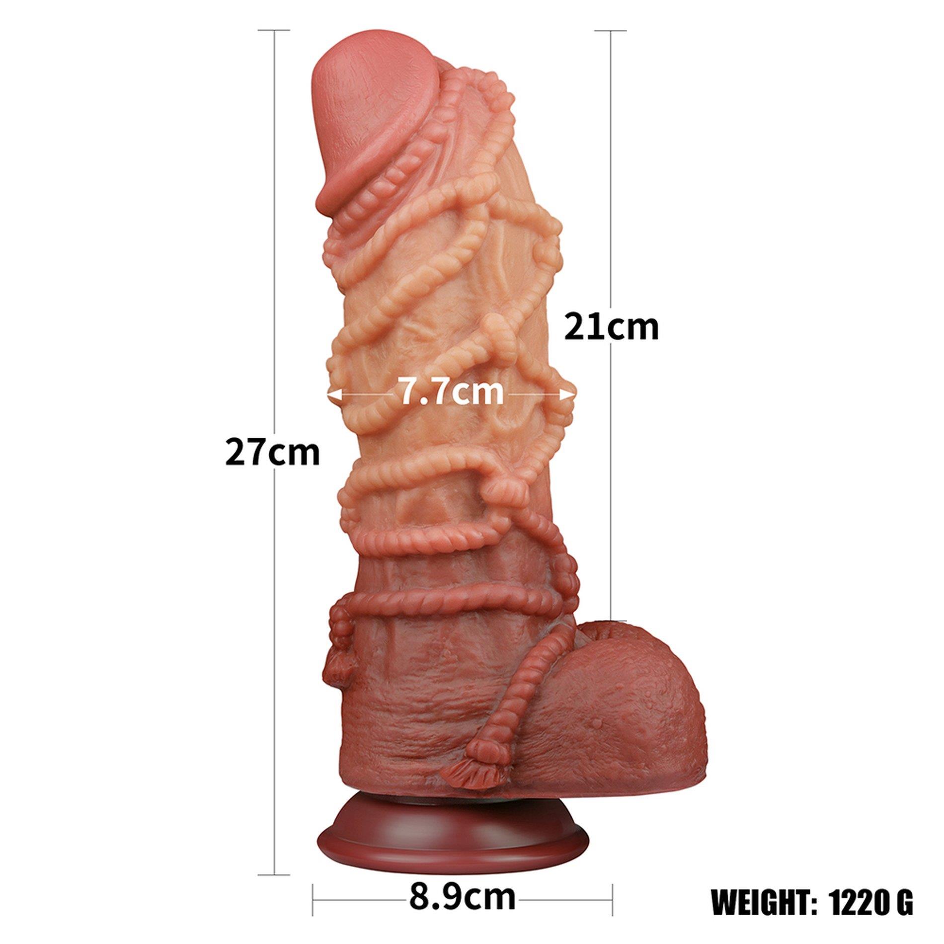 Silikoninis realistiškas dildo 26.7 cm - Image 2