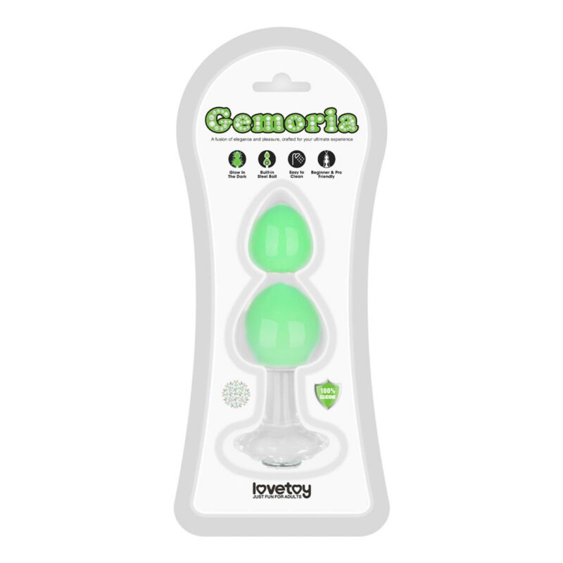 Silikoninis analinis kaištis (žalias)