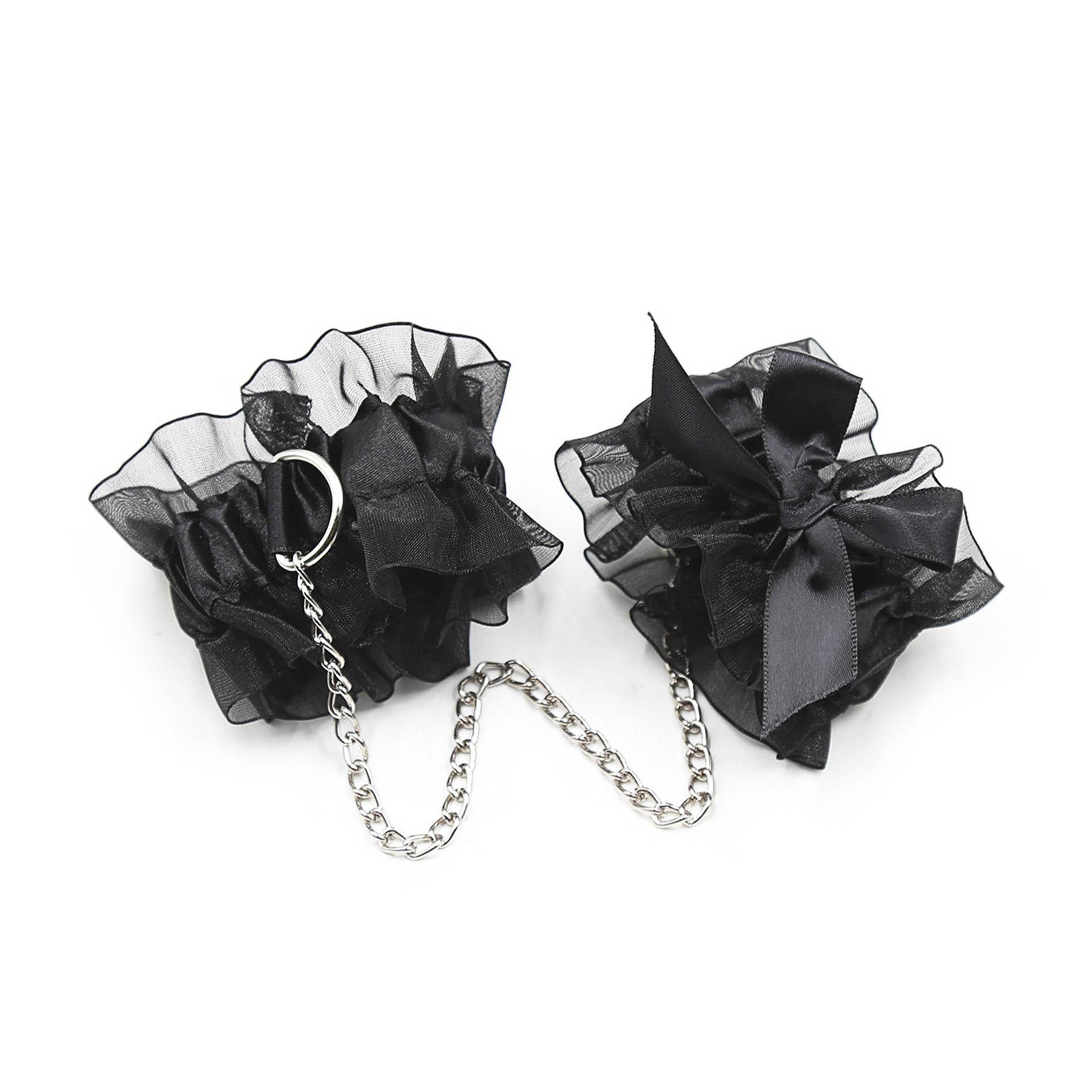 LACE ME UP BLACK LACE SET CRUSHIOUS – apatinio trikotažo komplektas - Image 4