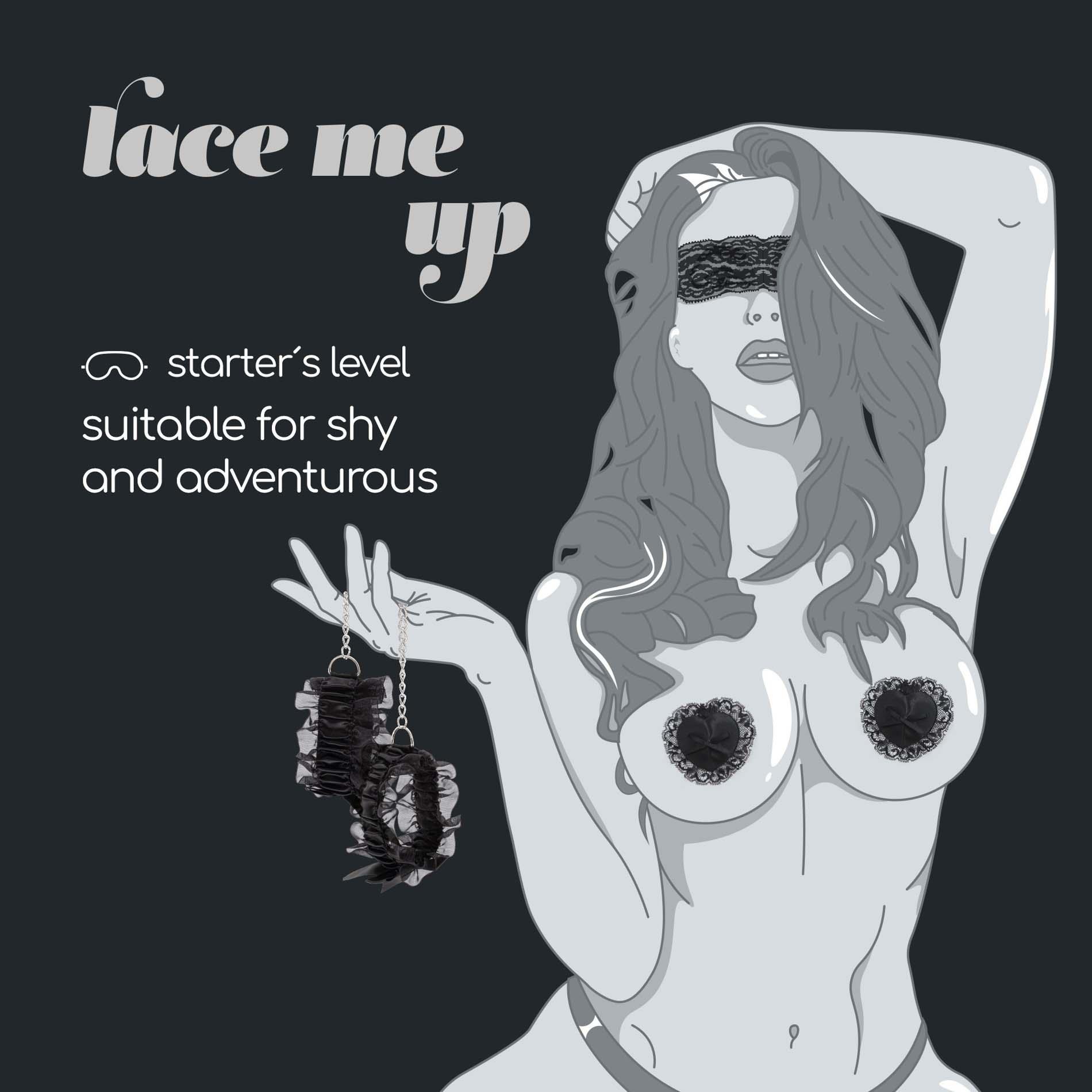 LACE ME UP BLACK LACE SET CRUSHIOUS – apatinio trikotažo komplektas - Image 6