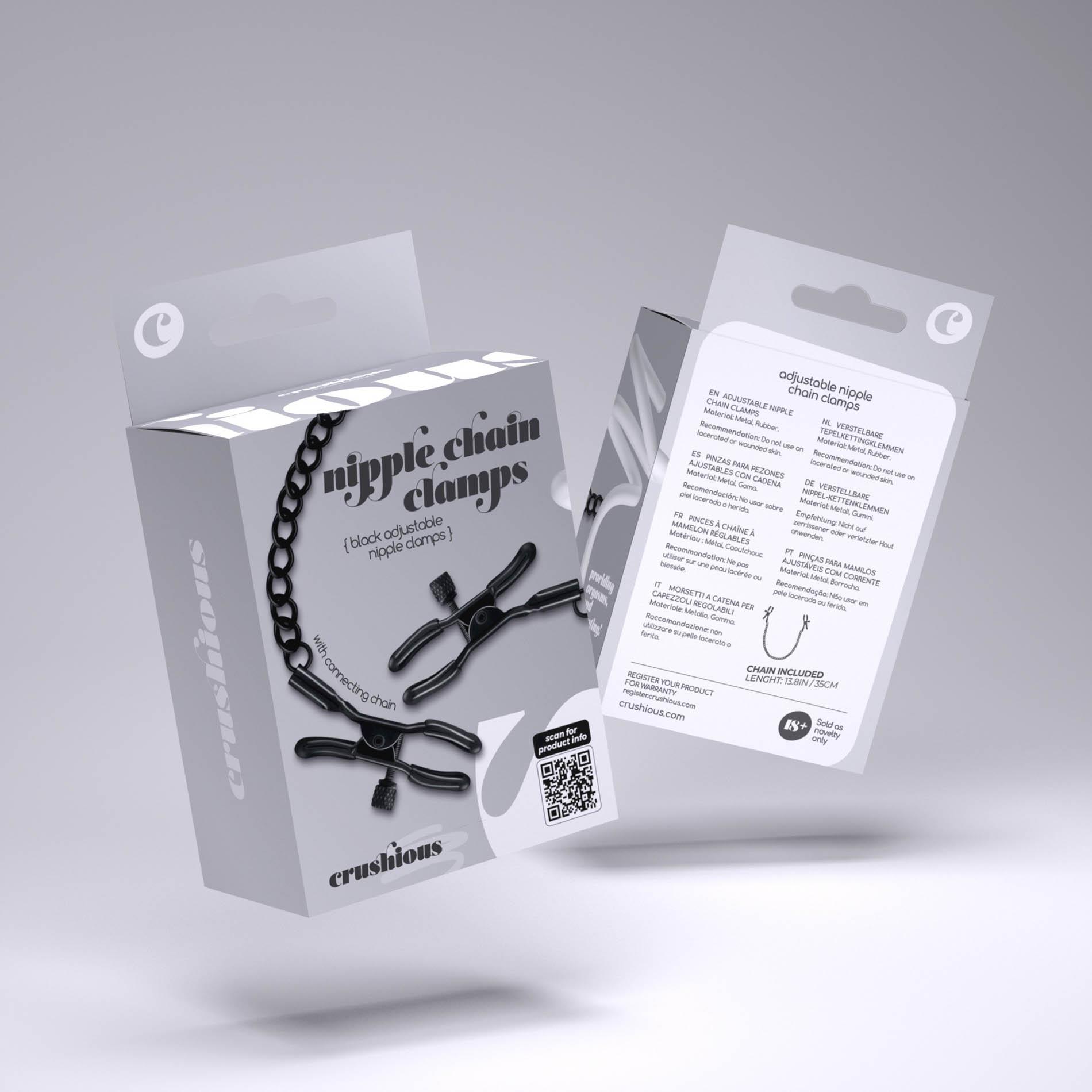 NIPPLE CHAIN CLAMPS CRUSHIOUS – spenelių spaustukai - Image 6