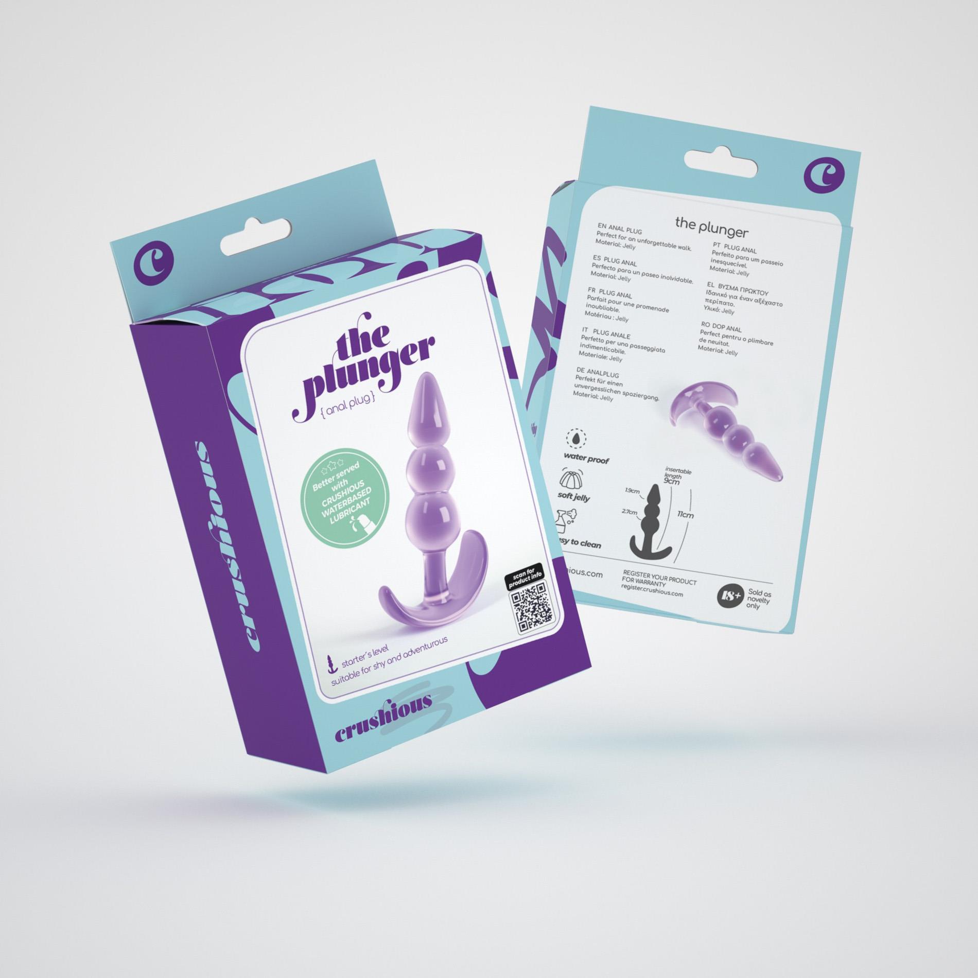 CRUSHIOUS THE PLUNGER ANAL PLUG – analinis žaislas - Image 4