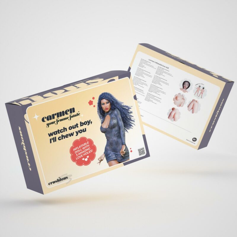Pripučiama sekso lėlė Carmen (femme fatale) Crushious