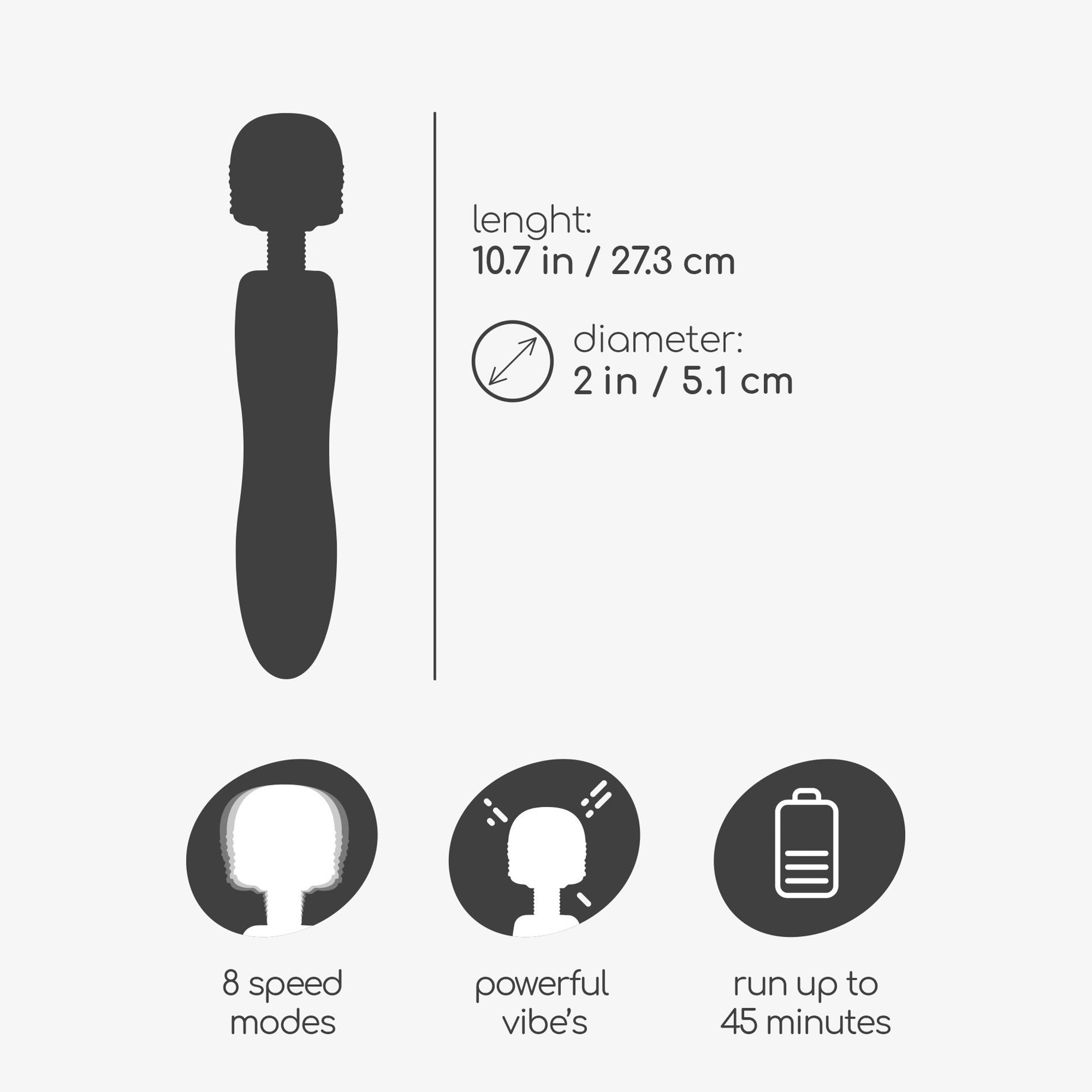 Vibruojanti masažo lazdelė Crushious - Image 10