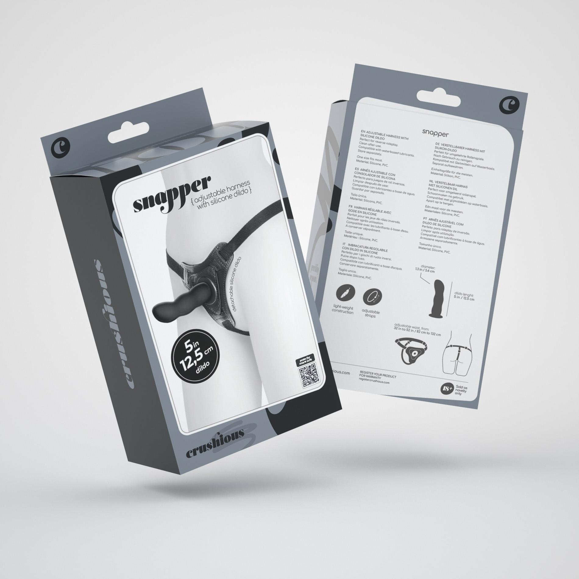 Strap-on diržas (juodas) Crushious - Image 9