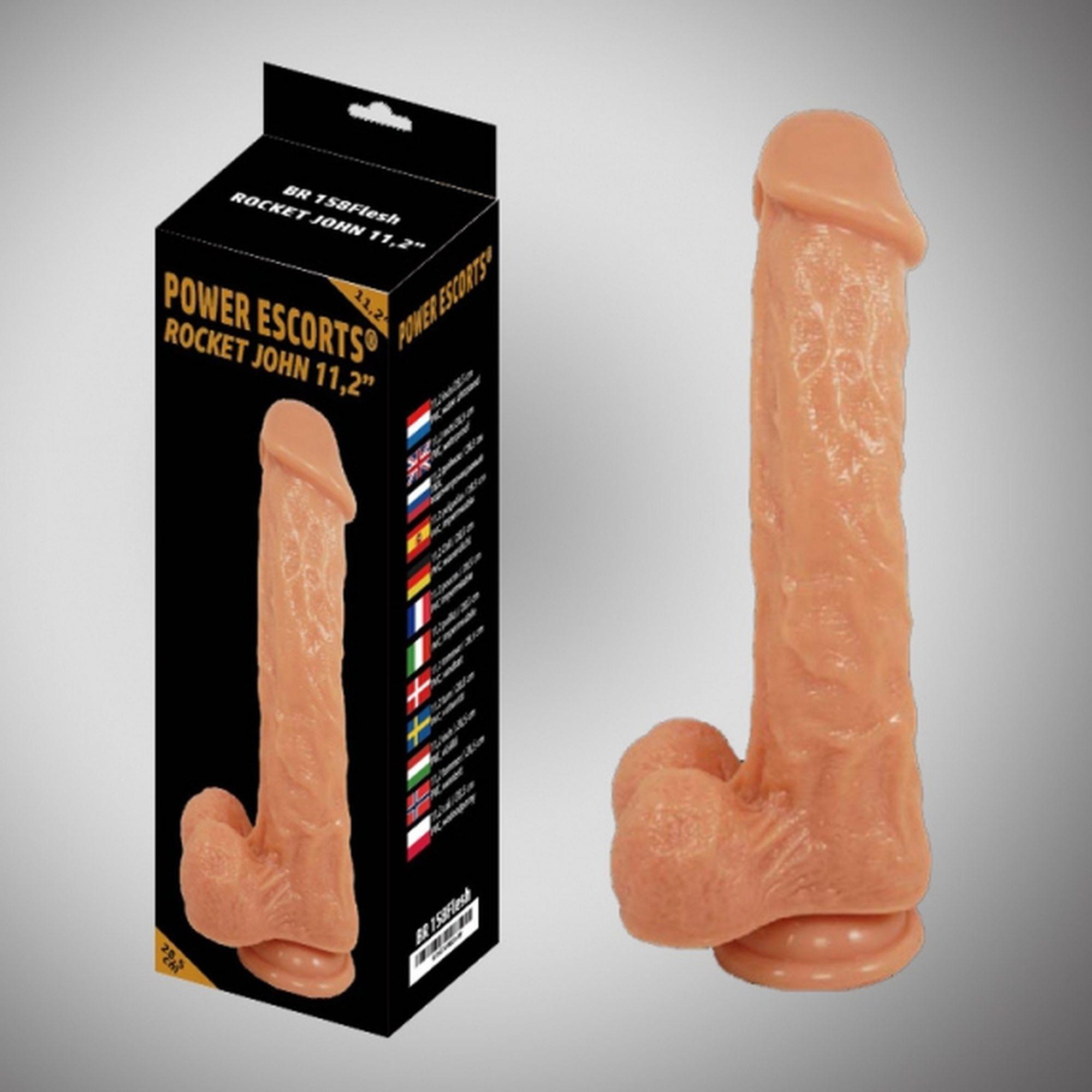 Rocket John Black Dildo 28.5cm - Image 3