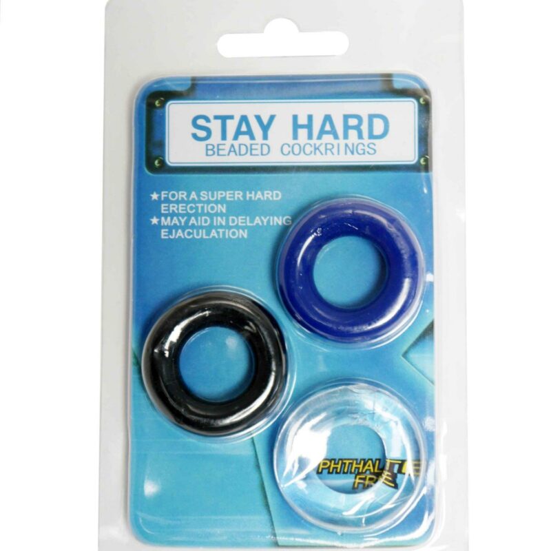 Žiedų rinkinys peniui (Cock Ring Set) - Spalvotas