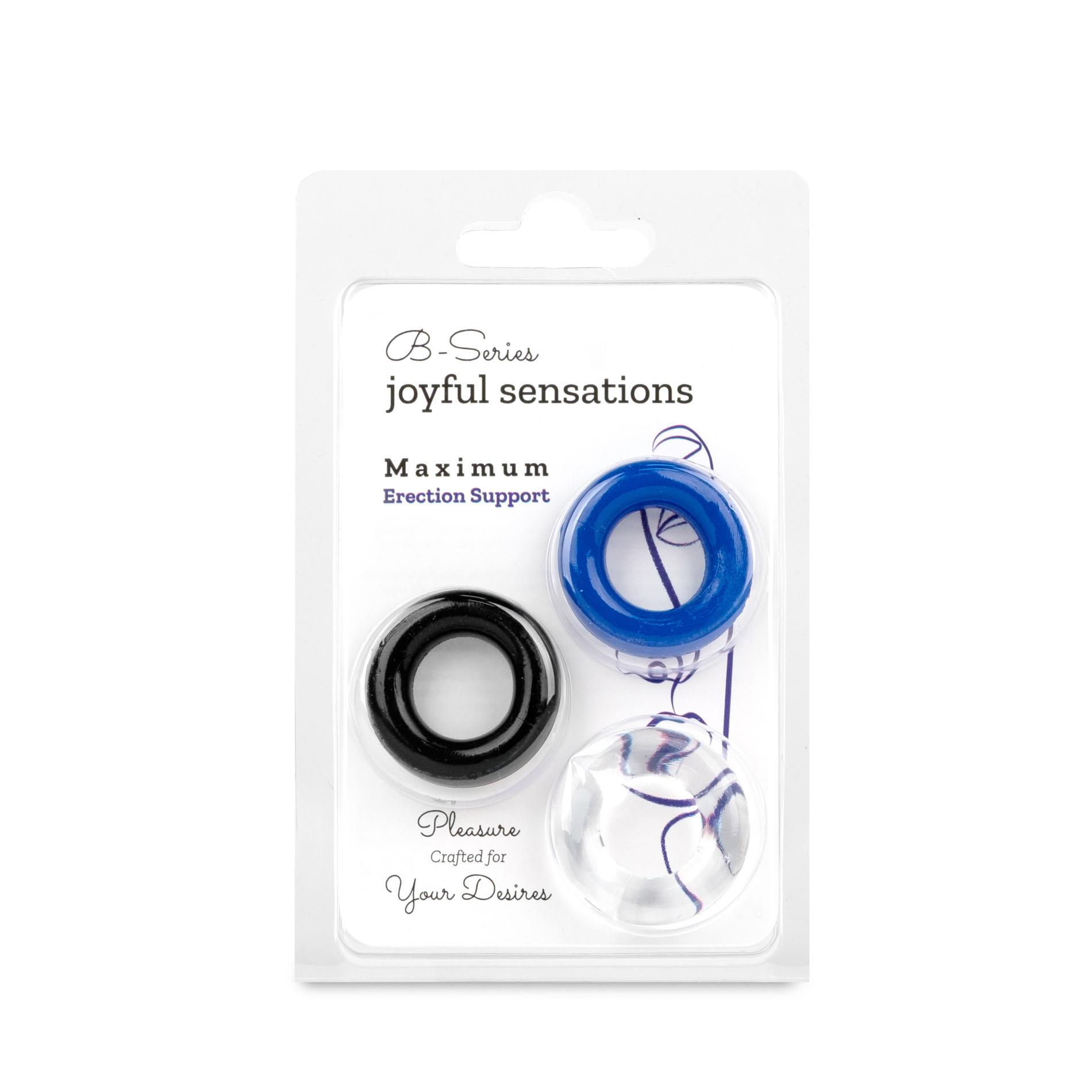 Žiedų rinkinys peniui (Cock Ring Set) - Spalvotas - Image 3