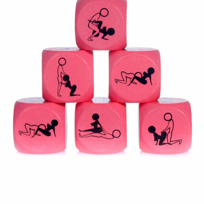 Meilės žaidimų kauliukas (rožinis)