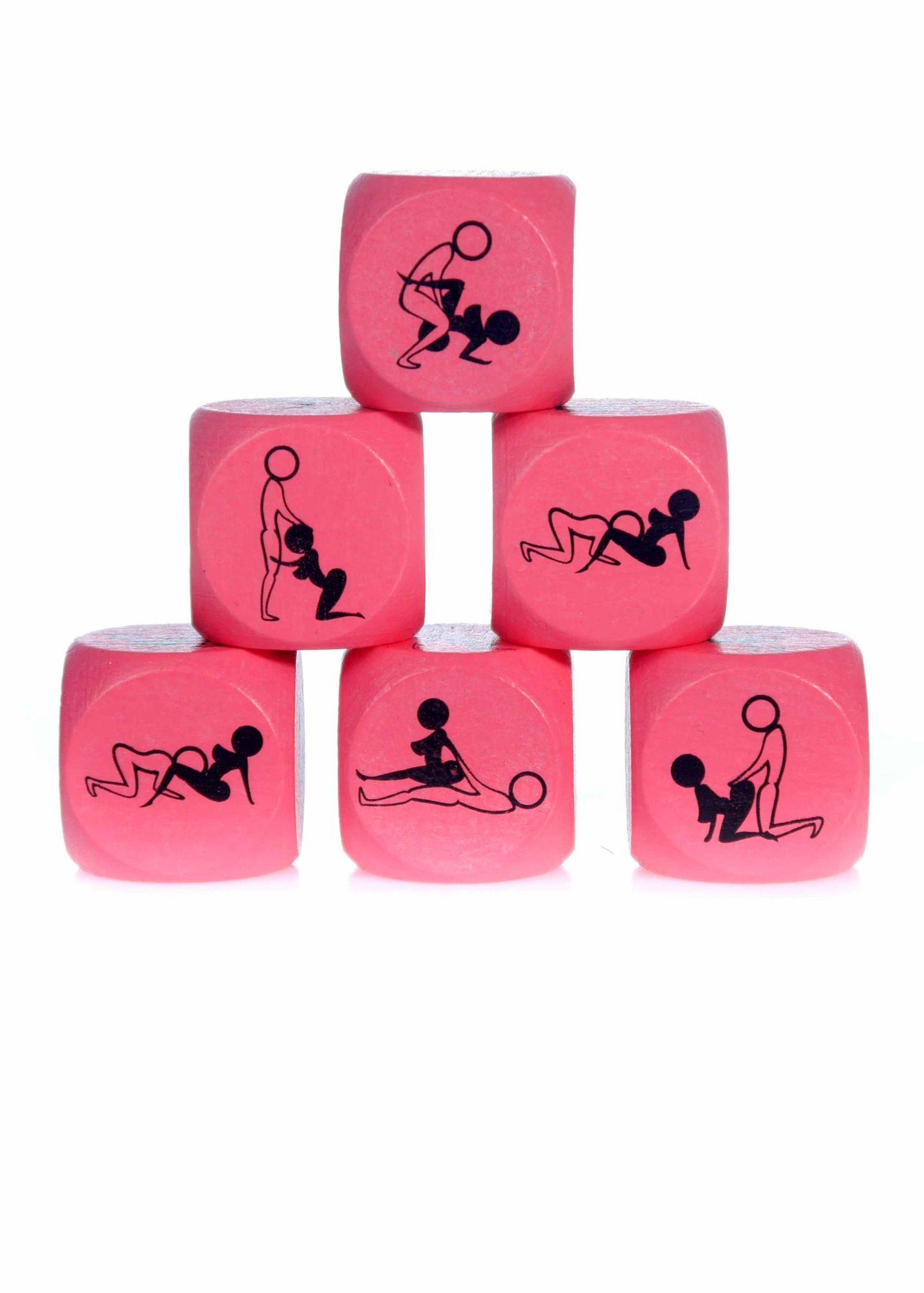 Meilės žaidimų kauliukas (rožinis)