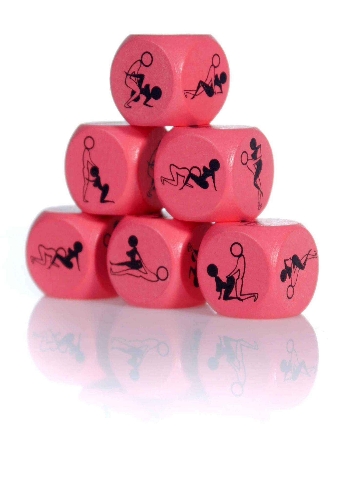 Meilės žaidimų kauliukas (rožinis) - Image 2