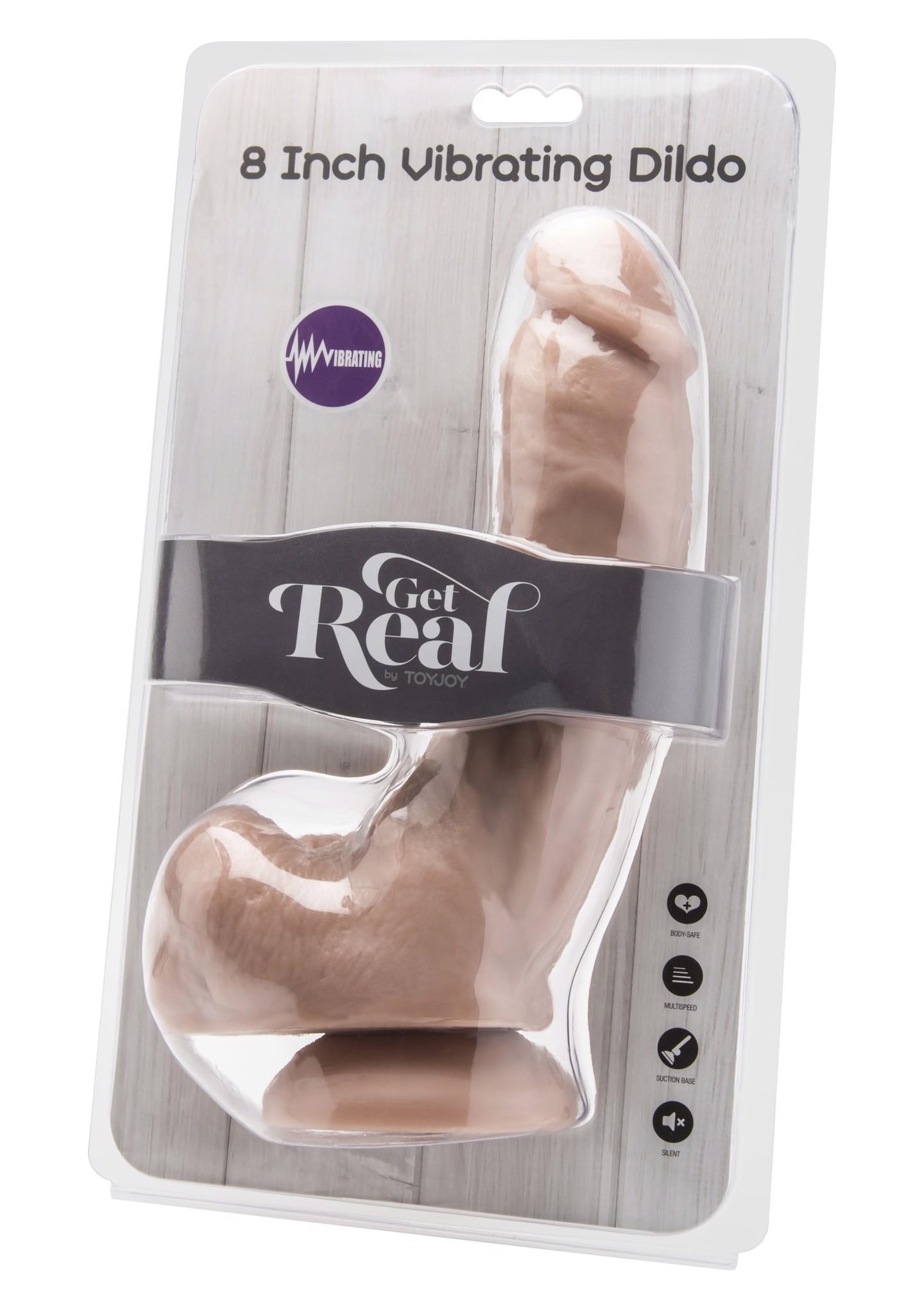 Realistinis dildo su sėklidėmis (8 colių) - Image 2