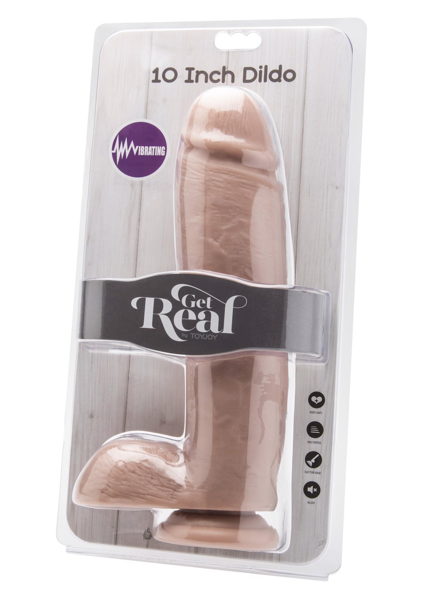 Realistinis dildo su sėklidėmis (10 colių) - Image 2