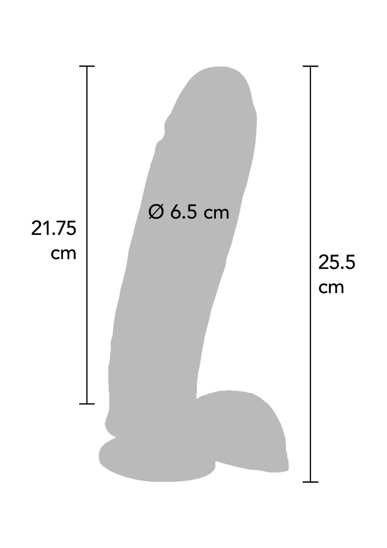 Realistinis dildo su sėklidėmis (10 colių) - Image 3