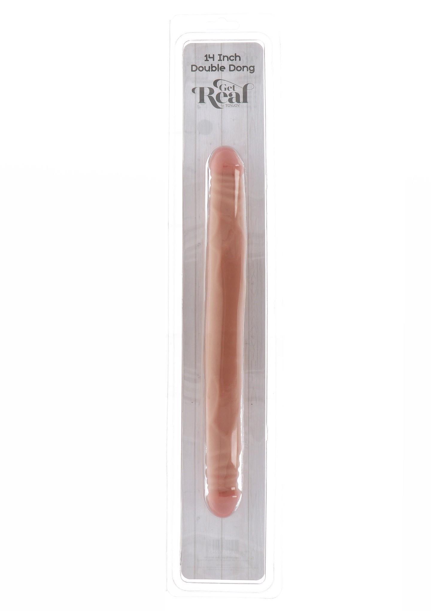 Double Dong 14 inch – įspūdingas dvipusis dildo (35 cm) - Image 6