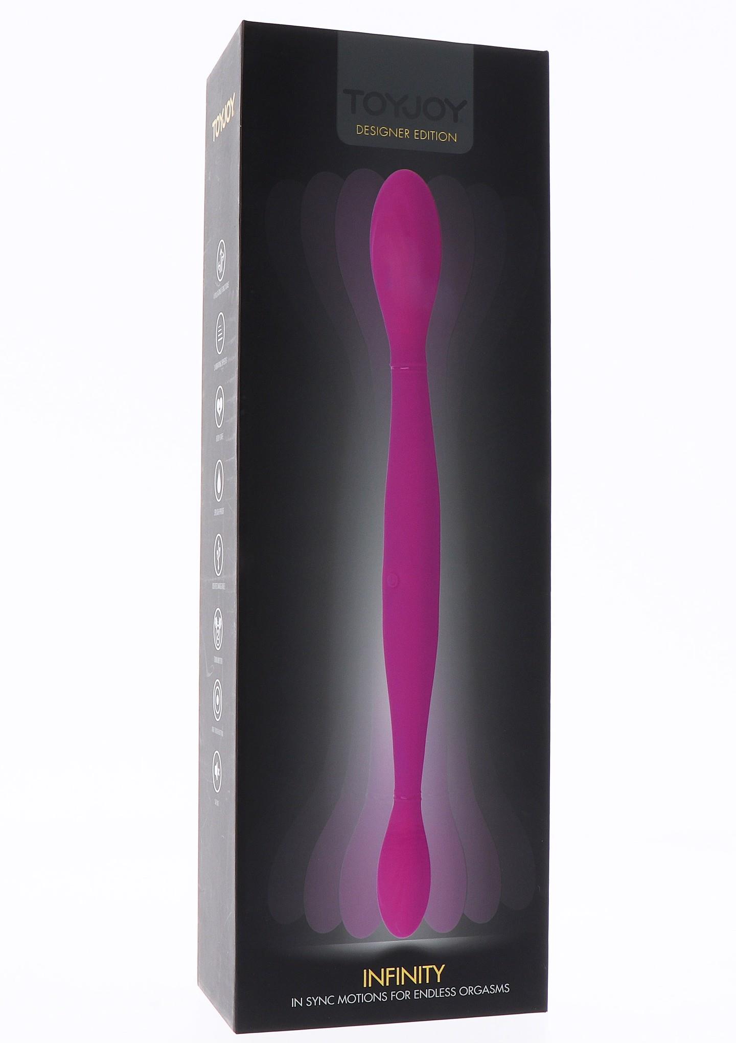 Infinity Double Dildo – dvipusis dildo (Rožinis) - Image 2