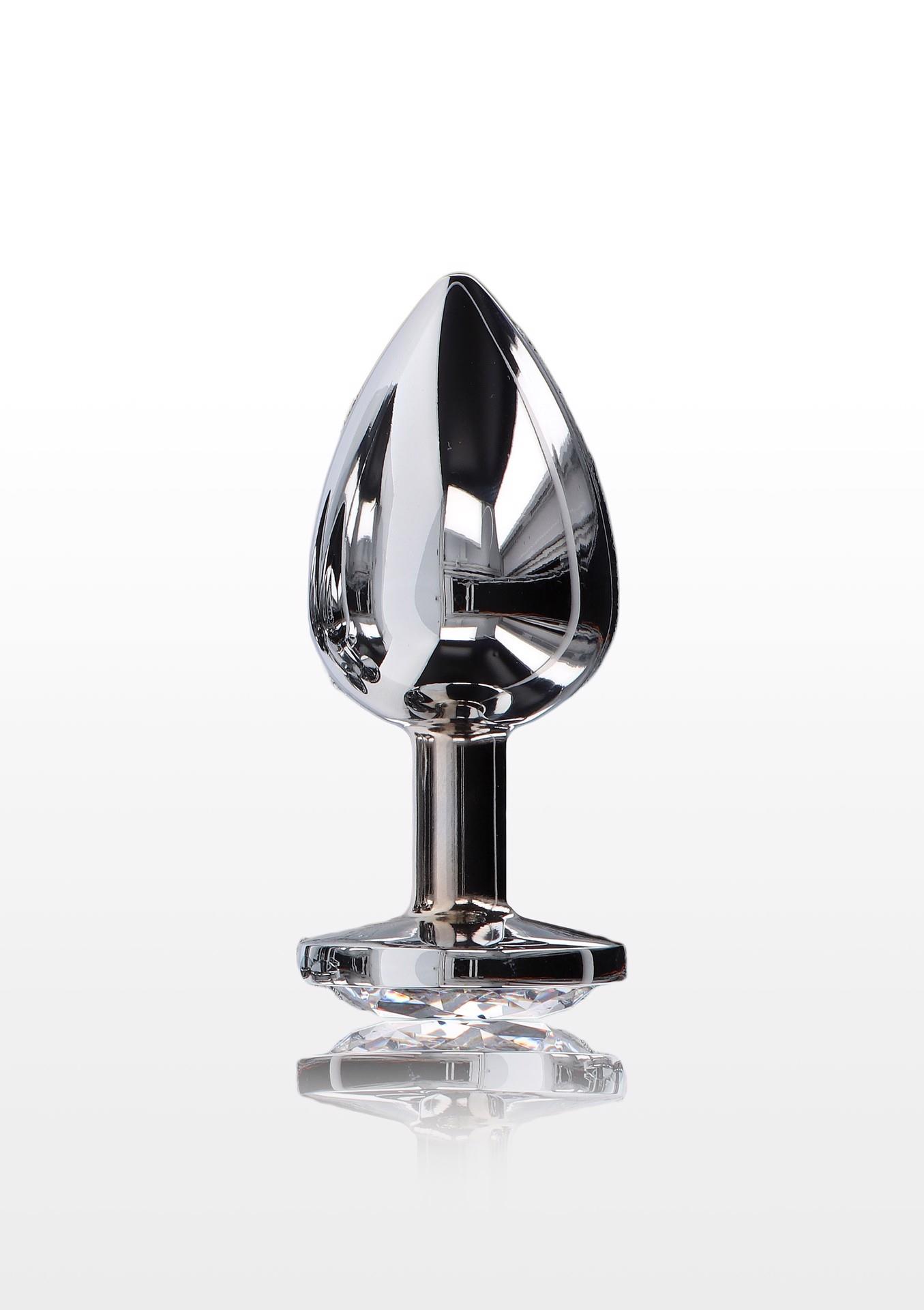 Rainbow Booty Jewel – analinis kamštis su kristalu (Large) - Image 3