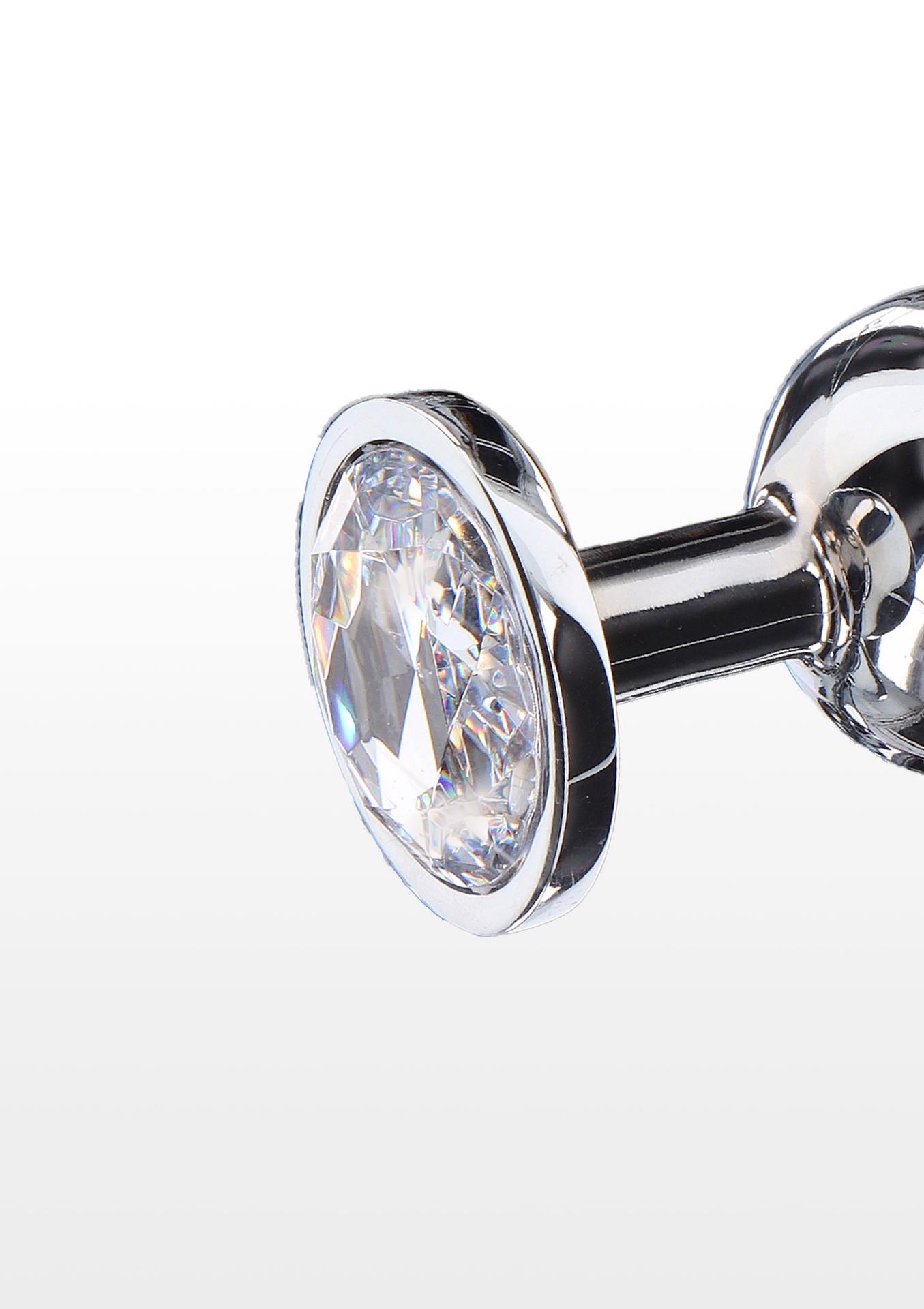 Rainbow Booty Jewel – analinis kamštis su kristalu (Large) - Image 8