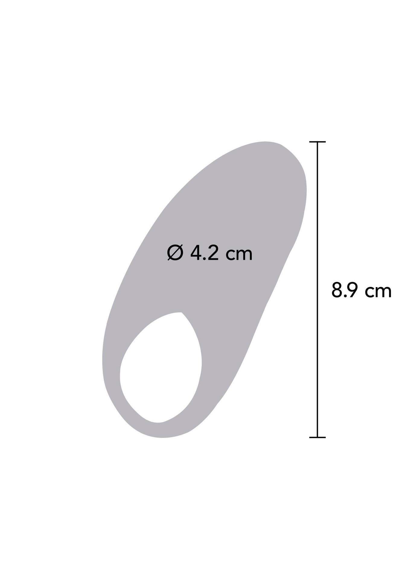 Tease & Arouse C-Ring – vibruojantis žiedas (purpurinis) - Image 13