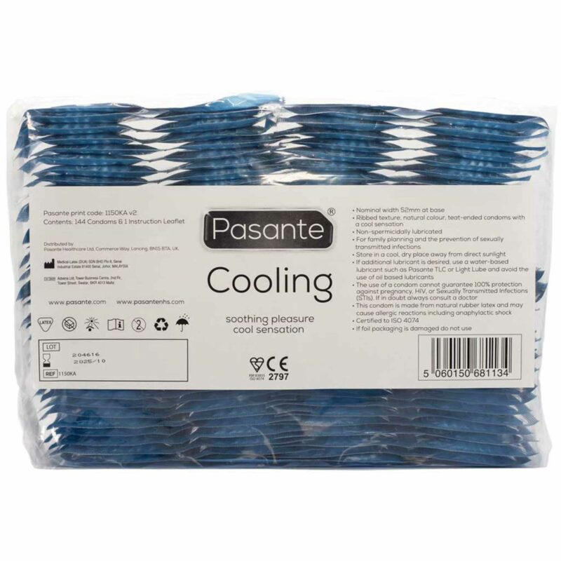 Pasante Cooling vėsinantys prezervatyvai (144 vnt.)