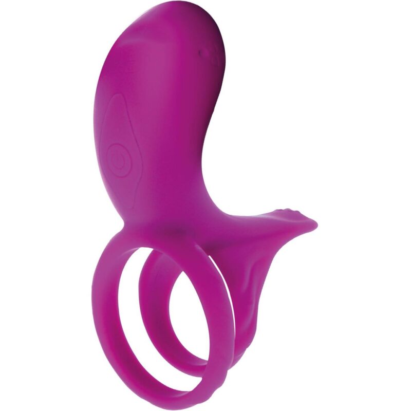Couples Stimulator Ring – vibracinis žiedas poroms (fuksijų spalva)