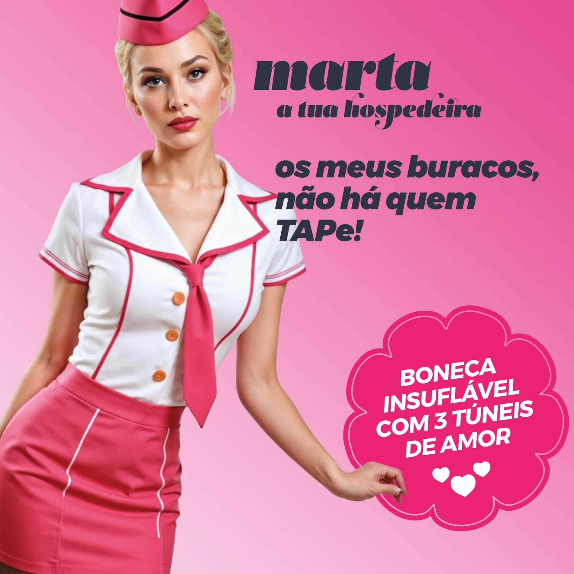 Crushious – pripučiama lėlė Marta The Stewardess Blonde - Image 9
