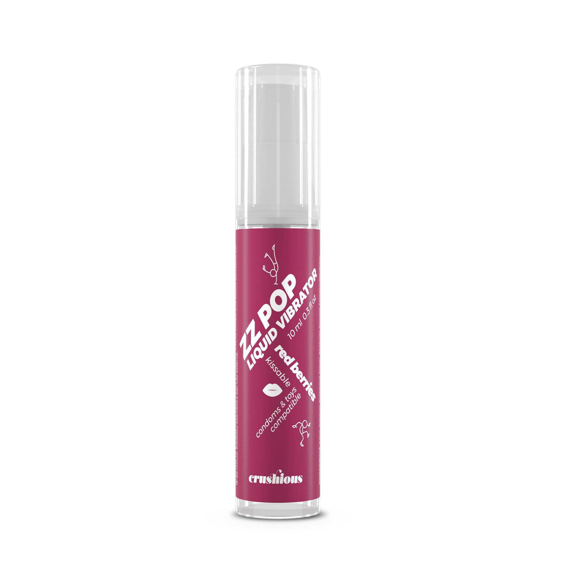 Crushious ZZ Pop – skystas stimuliatorius (uogų aromatas, 10 ml) - Image 5