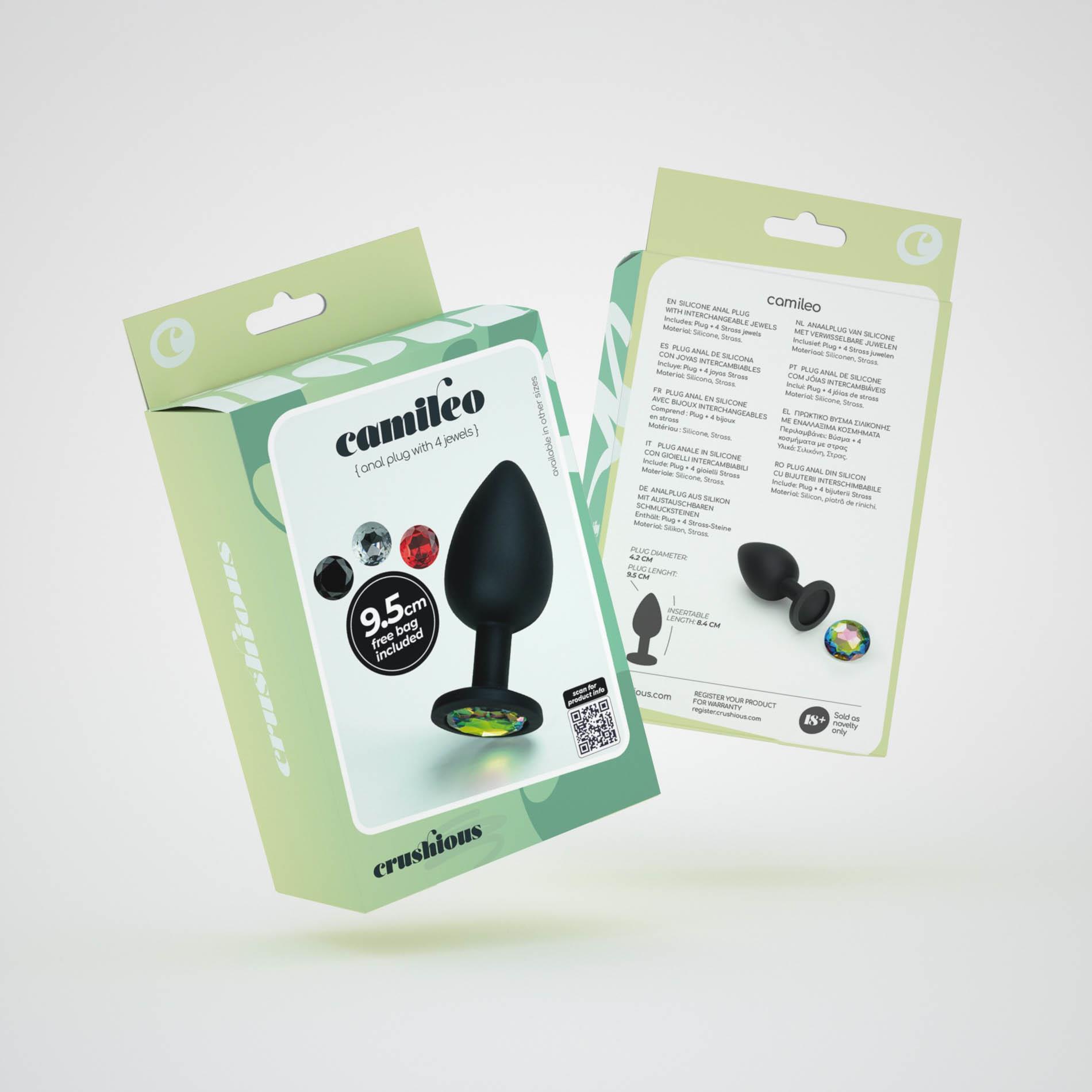 Crushious Camileo – analinis kamštis su 4 keičiamais kristalais (Large) - Image 11