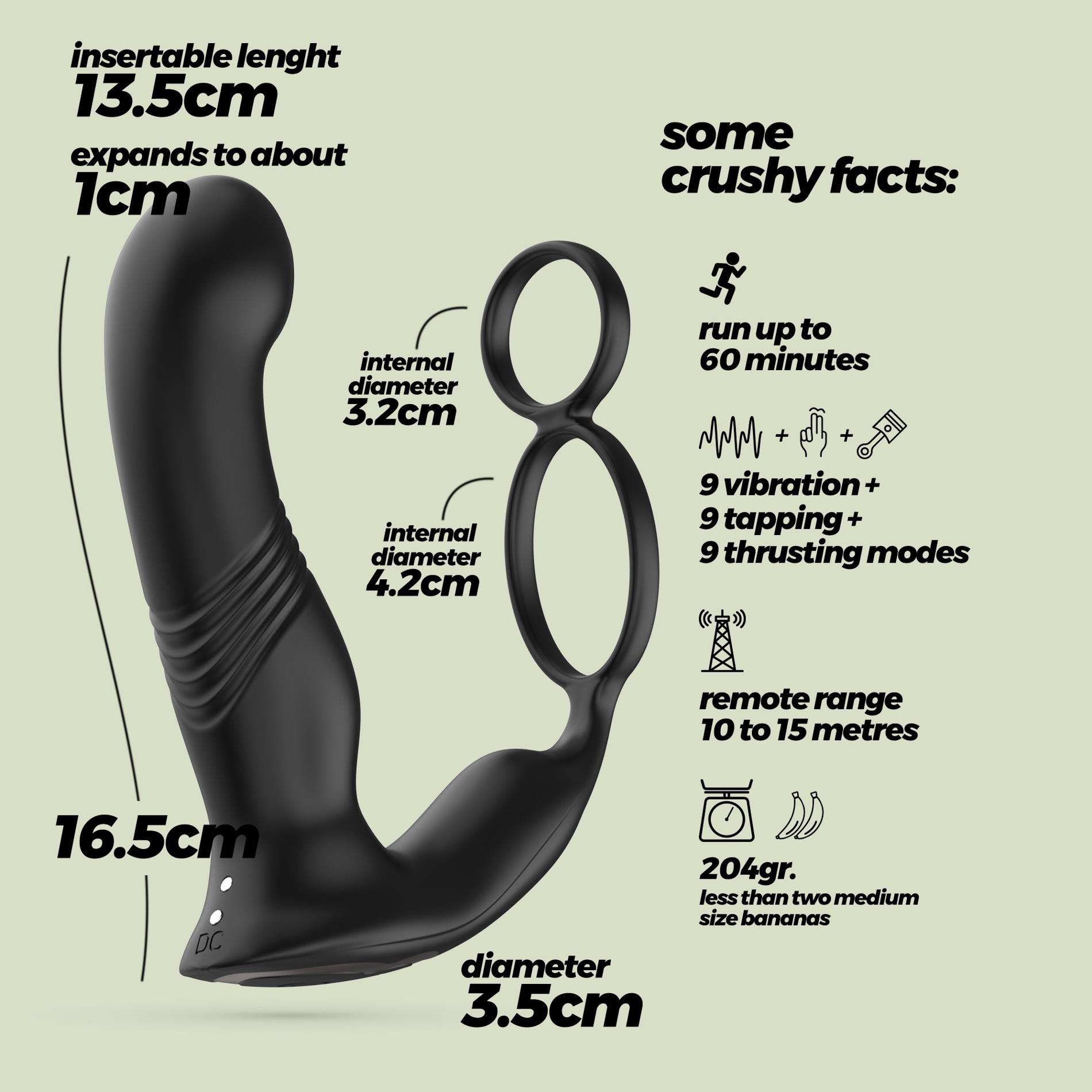 CRUSHIOUS ERIXOS PROSTATE VIBRATOR WITH REMOTE CONTROL - Image 6