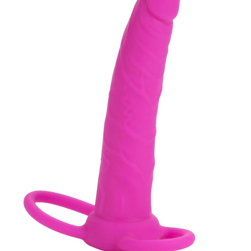 Silikoninis dvigubas dildo „Dual Penetrator“ (rožinis)