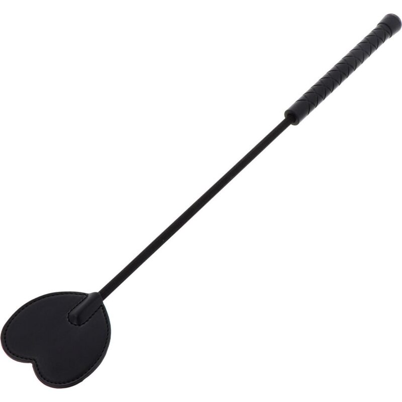 Crop Whip Heart Black