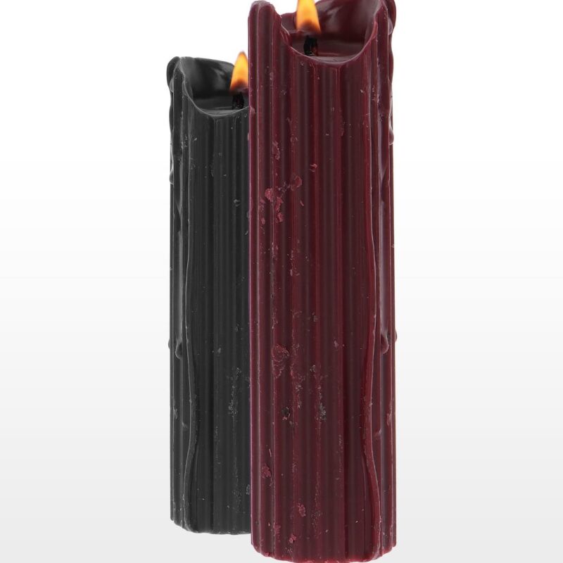 BDSM Drip Candles – vaško žvakės (2 vnt., juodos)